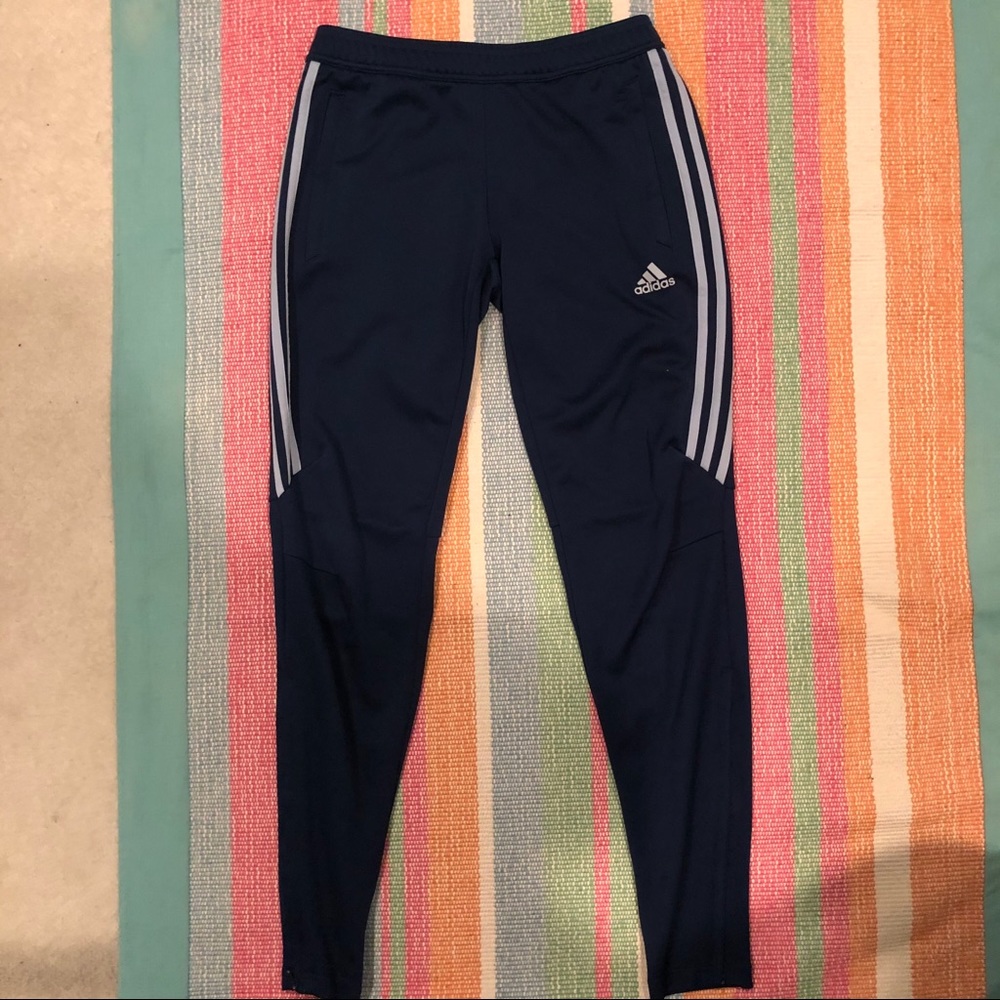 navy blue adidas track pants/ joggers